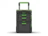 3-Tier Modular Tool Storage System (organizer + 2-drawer box + rolling 1-drawer box)