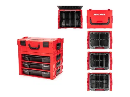 3-Drawer Modular Stacking Parts Organizer